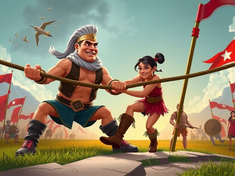 Tug Of War Warrior Game Banner